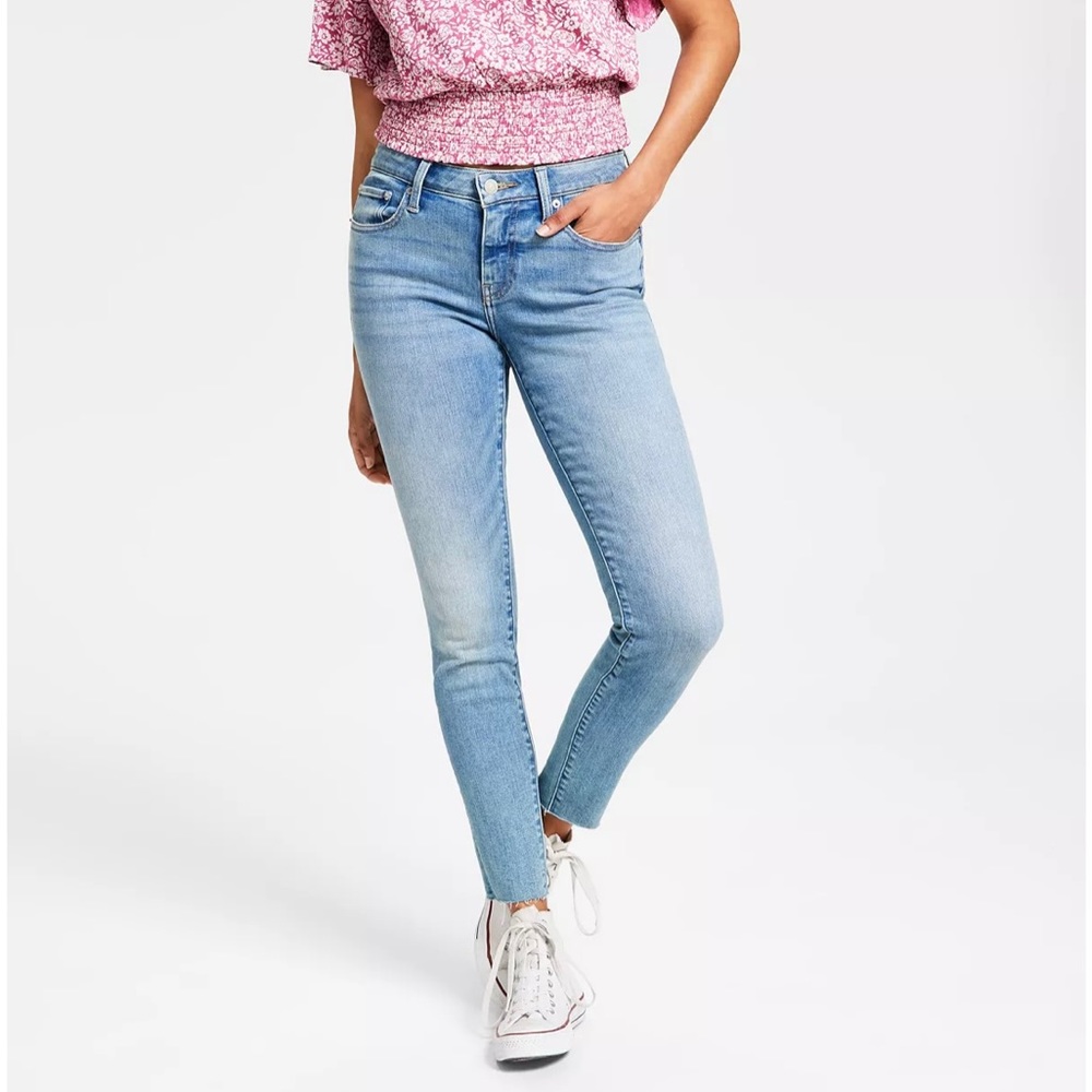 Lucky Brand Raw Hem Ava Skinny Jeans